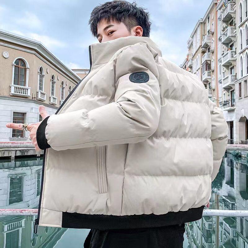 

Men s Korean Style Casual Winter Coat - Thick, Fashionable, Loose Fit, Plus Size Workwear XL хакі