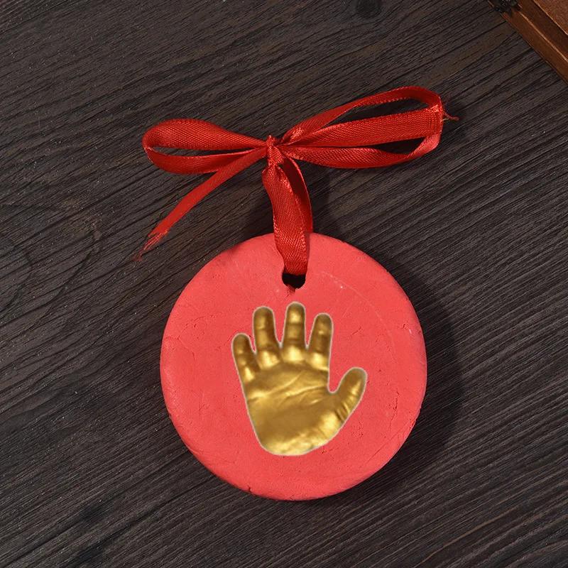 Newborn Hand and Foot Print Growth Commemorative Children's Foot Clay Environmental Protection Printing Clay Commemorative Gift