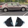 1 Pair Side Quarter Window Vent Louver Shutter Cover For Honda Civic 2012-2015