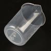 (R) 5 Pieces 100ml Clear Plastic Laboratory Measuring Cups, Simple, Easy to Use, Beautiful and Practical