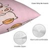 L-Lulu Schweinchen Kissenbezüge Morden Kissenbezug für Sofa Auto Heimdeko Grafik Kissenbezug