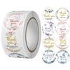 500pcs Stickers,Gratitude Labels for Events, Parties, Weddings, and Business Promotions,Adhesive Labels for Favors and Packaging