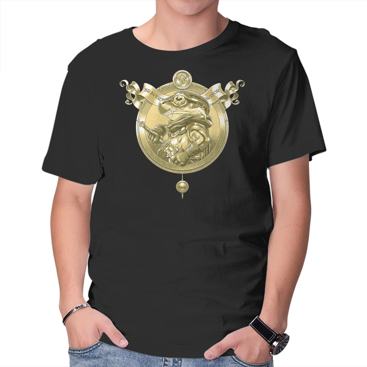 Unisex Crew Neck T-Shirt Timeless Bravery and Honor Graphic Short Sleeve Casual Tee XXL