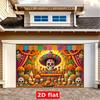 2D Flat Pattern 1 Piece Polyester Material for Halloween Altar Party Banner Suitable for Holiday Parties
