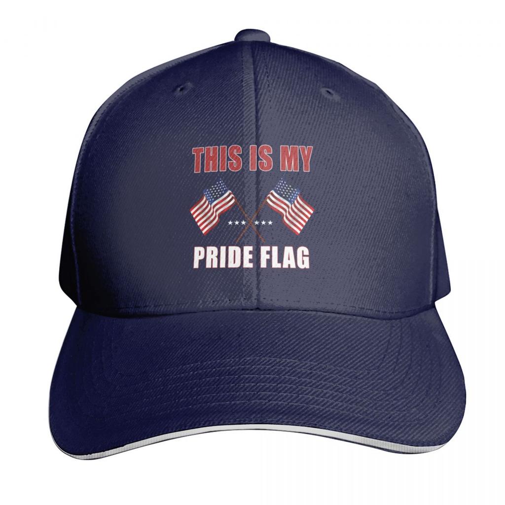 This Is My Pride Flag  USA Th of July Patriotic  Baseball Cap Trucker Hat Beach Bag Sports Cap Unisex Womens