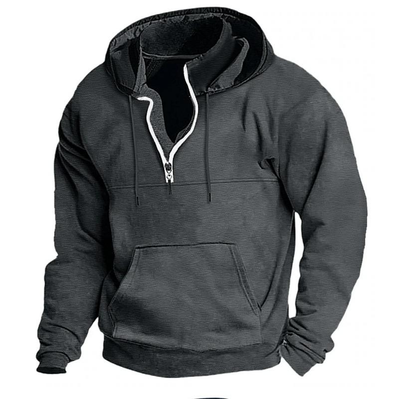 Herbst Winter Kapuzenpullover dicke lässige Jacke Männer können bedruckten lockeren Kapuzenpullover hinzufügen Hoodies & Sweatshirts (Herren)