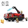 LEGO City 60499 Le Camion de Pompiers de l'Aéroport - Jouet de Construction des 7 ans