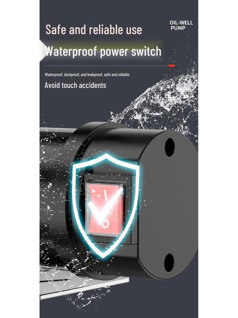 Electric Oil Extractor Pump - 12V/24V/220V Diesel Self-Priming Fuel Transfer Pump