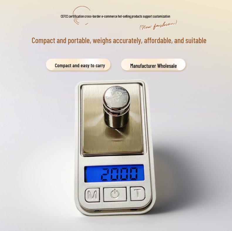 

Mini Apple High Precision 200g Pocket Jewelry Scale - Portable Handheld Electronic Scale 200g / 0.01g
