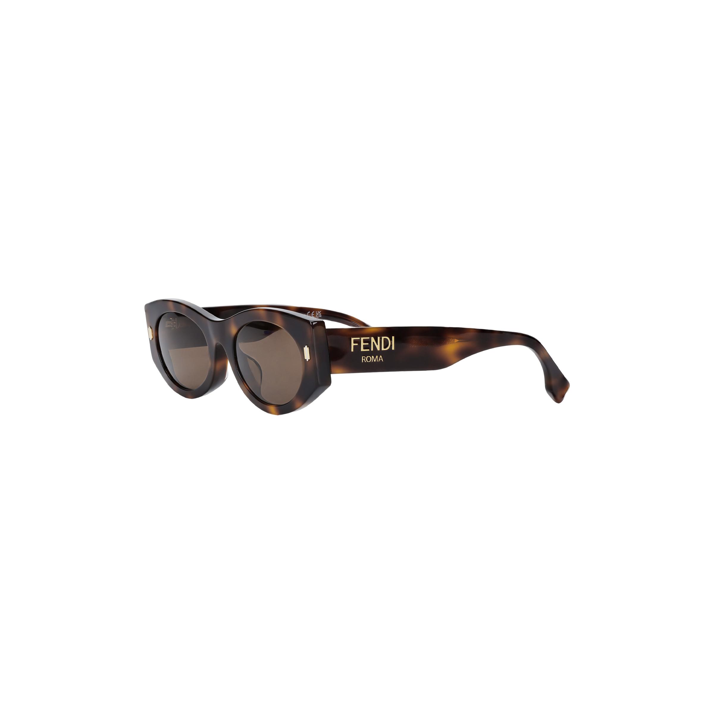 

Fendi Logo Oval Sunglasses Women sunglasses Tortoise FE40125F5353E F,Tortoiseshell