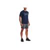 Under Armour Vent Casual Training Loose Comfortable Crew Neck Short Sleeve T-Shirt Men Tops Dark-Blue 1366145-408