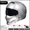 American Warrior Combination Scorpion Helmet Vintage Cruise Motorcycle Helmet Four Seasons Moped Full Helmet