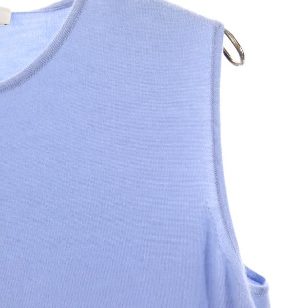 Celine Made In Italy Cashmere Blend Knit Best L Blue Women Used