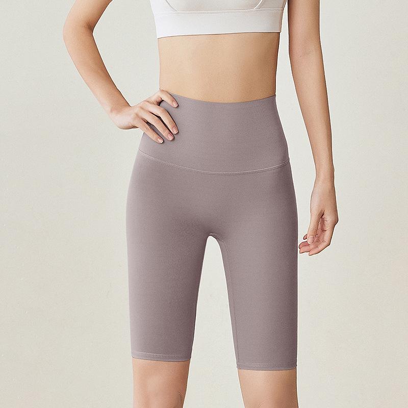 Женские бесшовные капри для йоги и бега с высокой талией - Подтягивающие ягодицы капри для фитнеса и велоспорта XL