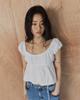 INSEOWL Necklace Two-Way Blouse - White