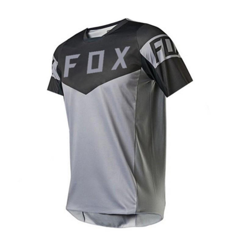 Mens Quick-Dry Cycling Jersey Short Sleeve Mountain Bike Downhill Racing Ride