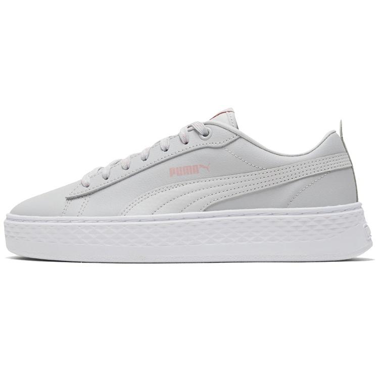 (WMNS) PUMA Smash Platform Q4 Polka Grey Women s 369833-02 EU 35.5