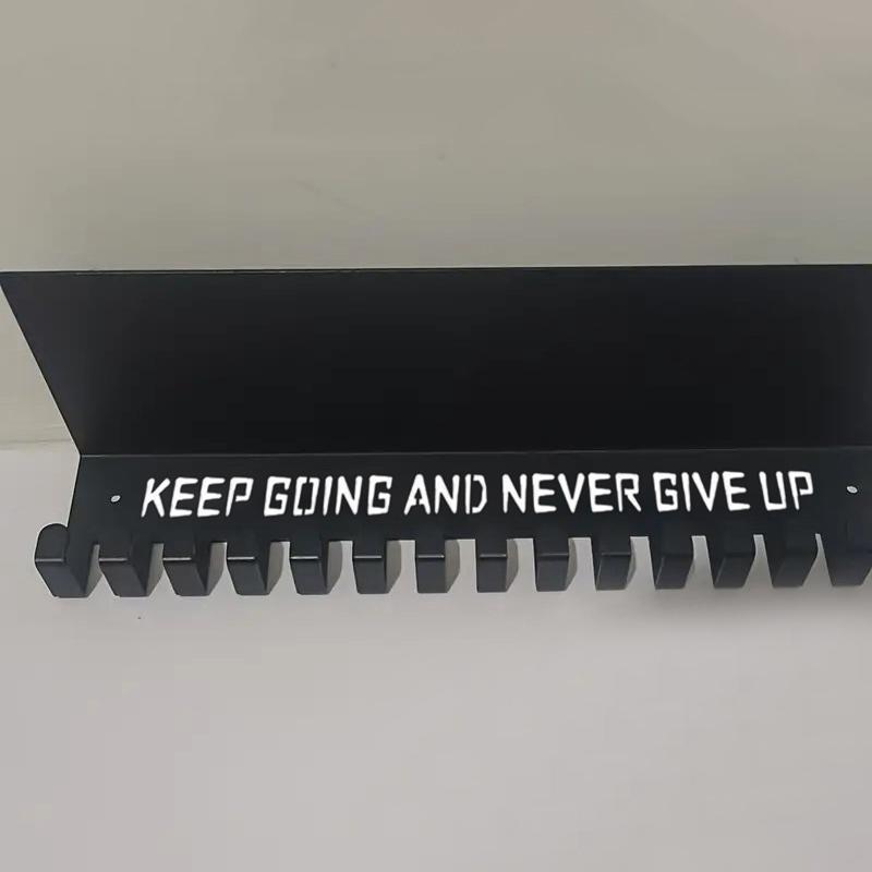 Medaillen-Ausstellungsregal Metall Medaillenaufhänger Halter Wandmontiert Große Kapazität Auszeichnungshalter Für Rennen Fußball Basketball Sport Karate