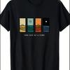 Unisex One Day At A Time Graphic Casual TShirt Summer Short Sleeve Round Neck Tee With Colorful Stripes Unisex Clothing
