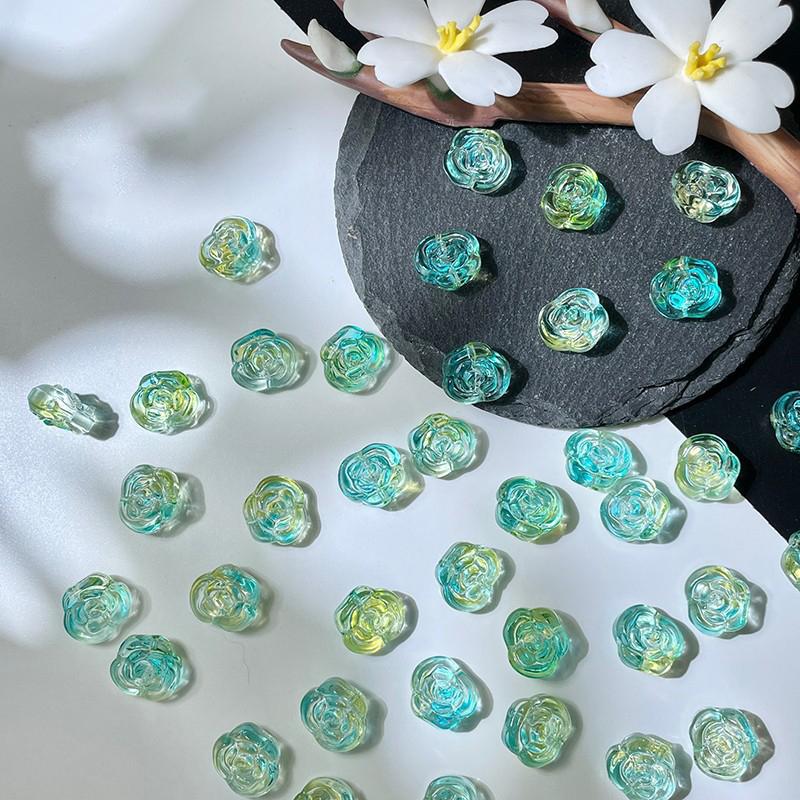 

12 мм розовые стеклянные бусины «сделай сам», браслет ручной работы, ожерелье, ювелирный материал, инструменты «сделай сам», аксессуары для изготовления ювелирных изделий 20PCS