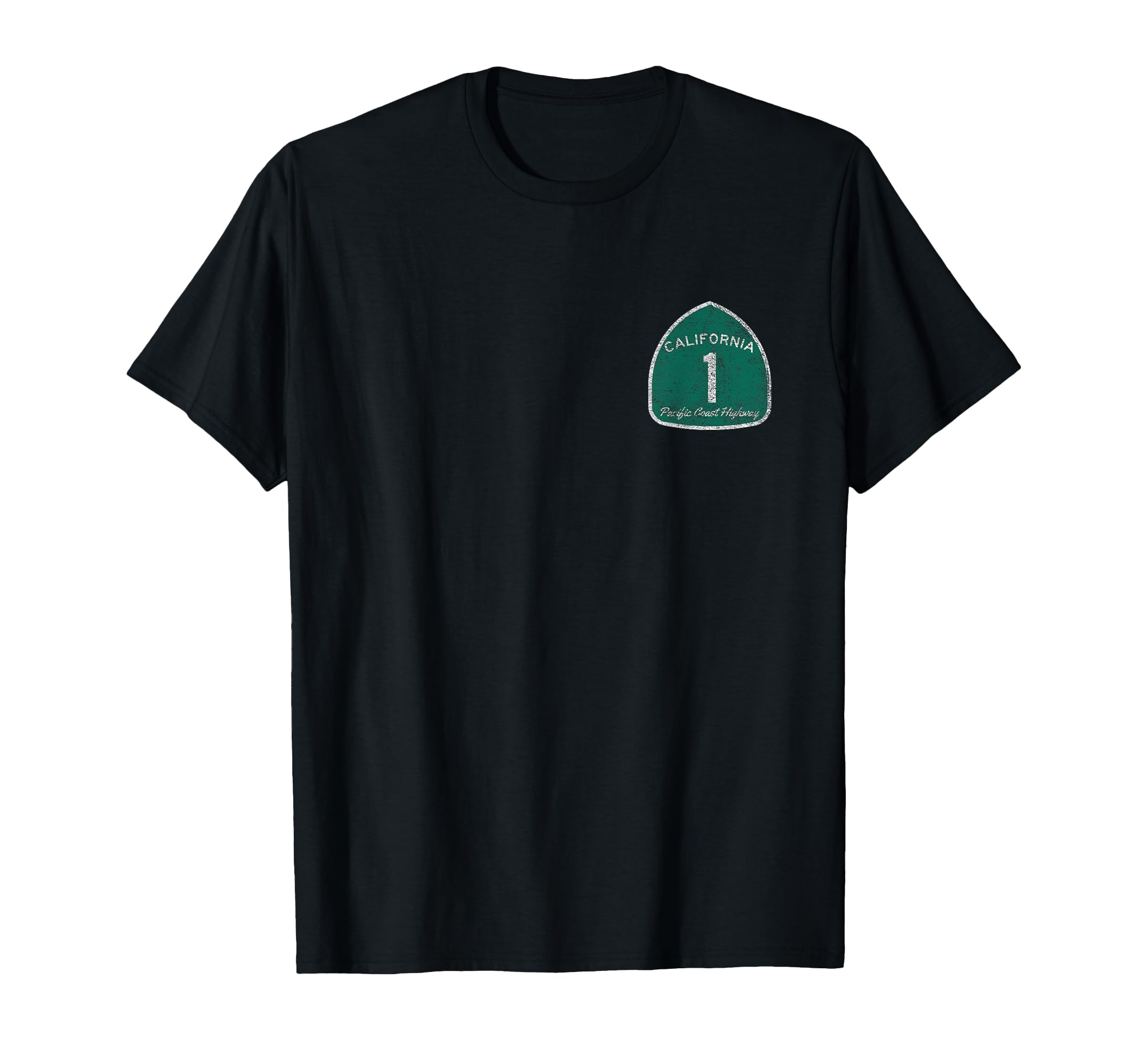 California Highway 1 ONE PACIFIC COAST T-Shirt чёрный
