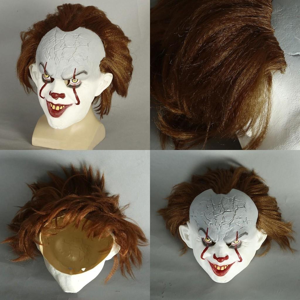 Authentic Stephen King's It Pennywise Latex Mask Perfect For Halloween Cosplay Events