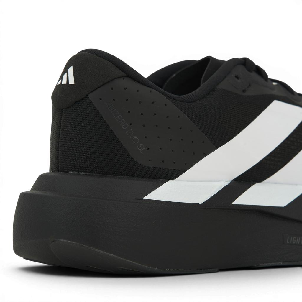 adidas Adizero Evo SL J Black White Kids Sneakers Core-Black Cloud-White Carbon KK1247