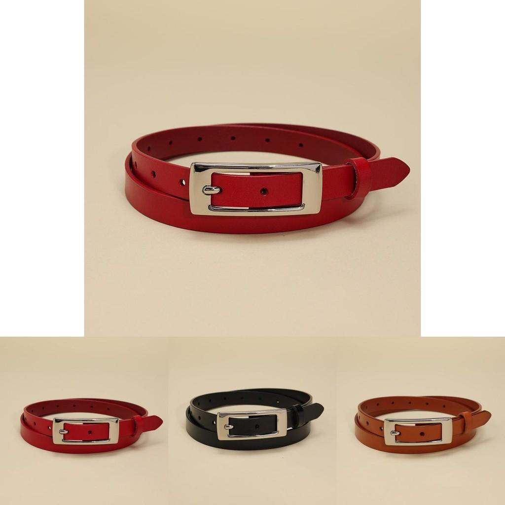 Classic Leather Womens Belt With Alloy Buckle For Business And Casual Wear