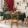 1PC Christmas Plaid Tablecloth Red Checkered Table Cover Xmas Party Dinner Washable TableCloth for Home Living Room Decoration