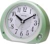 RHYTHM Alarm Continuous Second Approximately Battery Face 8REA28SR05 Clock, Analog, Hand, 2-Year Life, Green, 28,