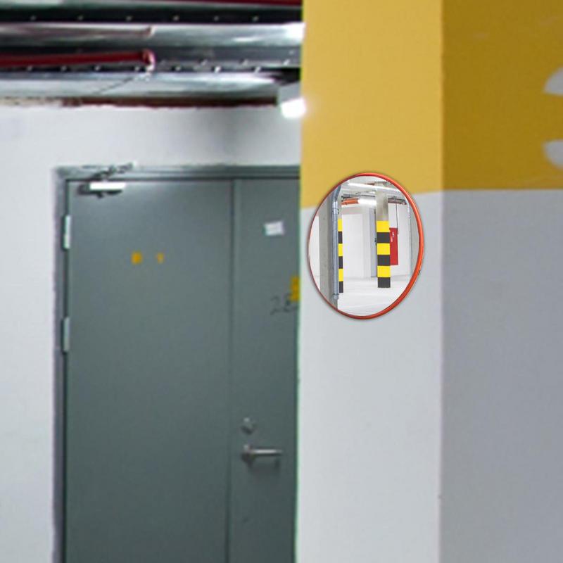 Safety Traffic Road Mirror 30cm Convex Driveway Mirror Round Fish Eye Mirror Wide Angle Driveway Mirror For Blindspots