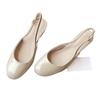 Simple Chunky Heel Sandals with Round Toes and Shallow Openings, Women's Shoes Devotion