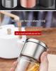 Mini Teacup with Double Layer Insulation and Tea-Water Separation – Portable Travel Glass
