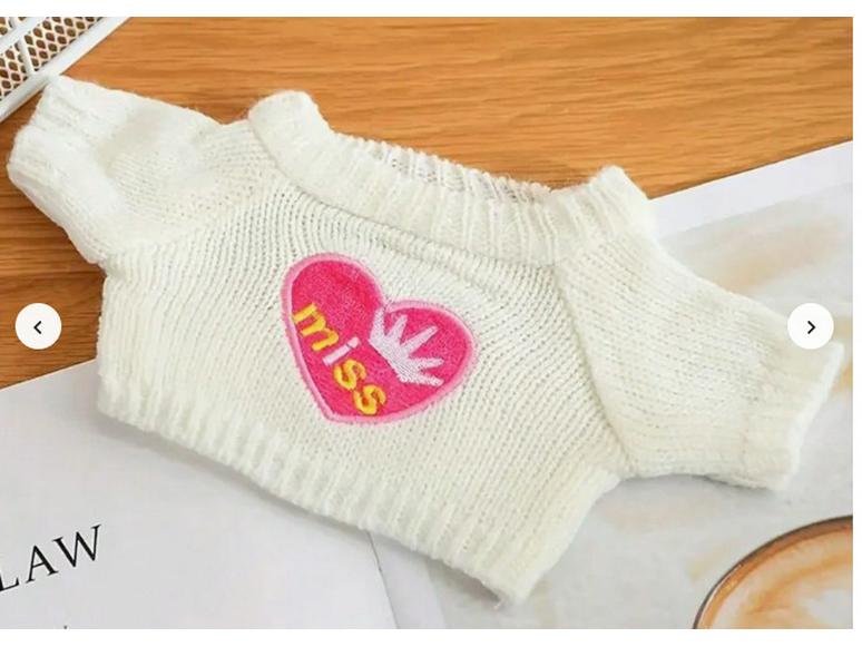 Teddy Bear Sweatshirt: Plush Doll Clothing Accessory