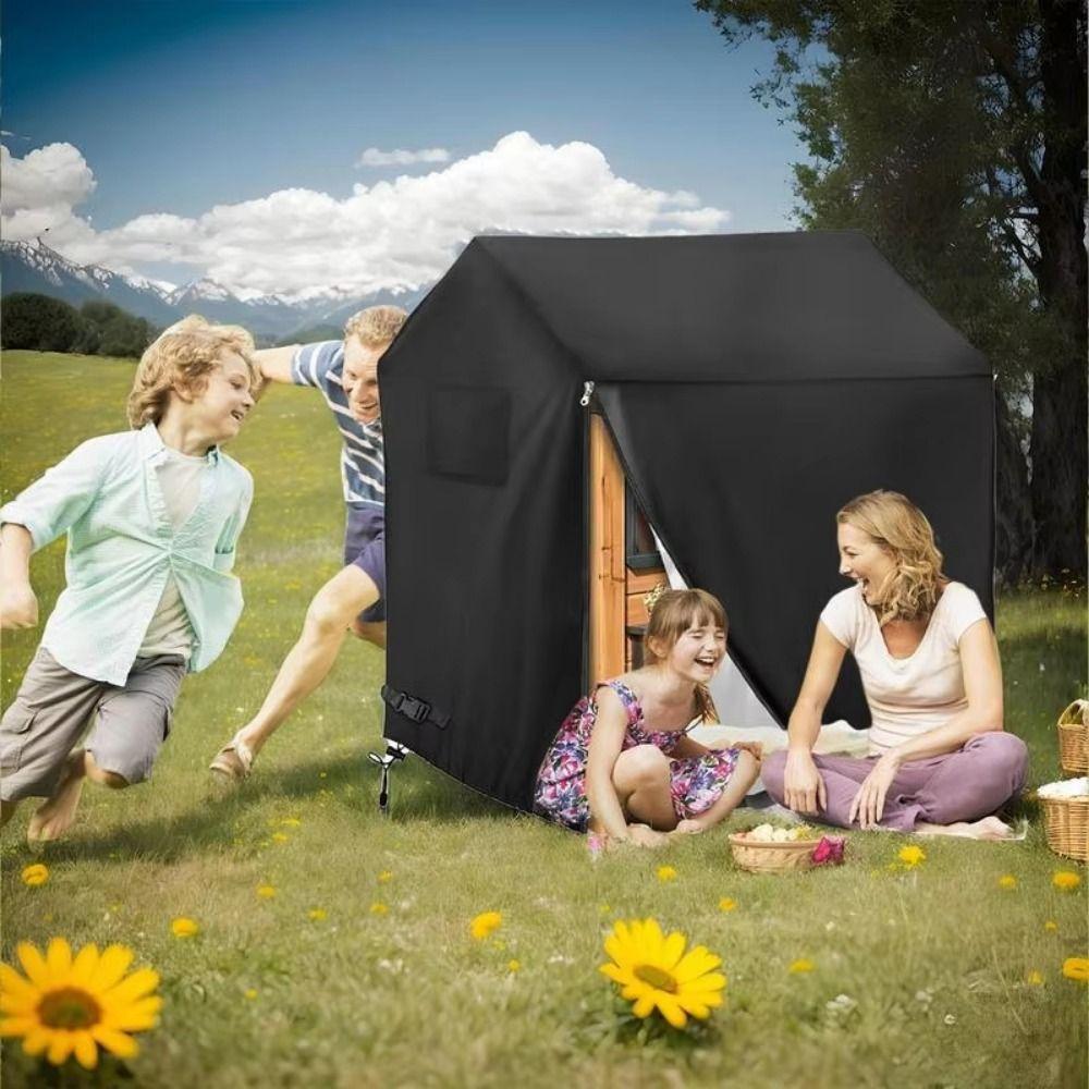 Sturdy Playhouse Cover 210D Oxford Game House Protective Cover  All-Weather