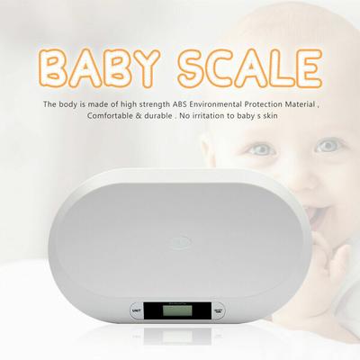 44LBS Elektronik Dijital Bebek Ölçeği Akıllı Bebek Ölçeği LCD Ekranlı ABS Ağırlık Ölçeği Bebek Evcil Hayvanlar için 20KG