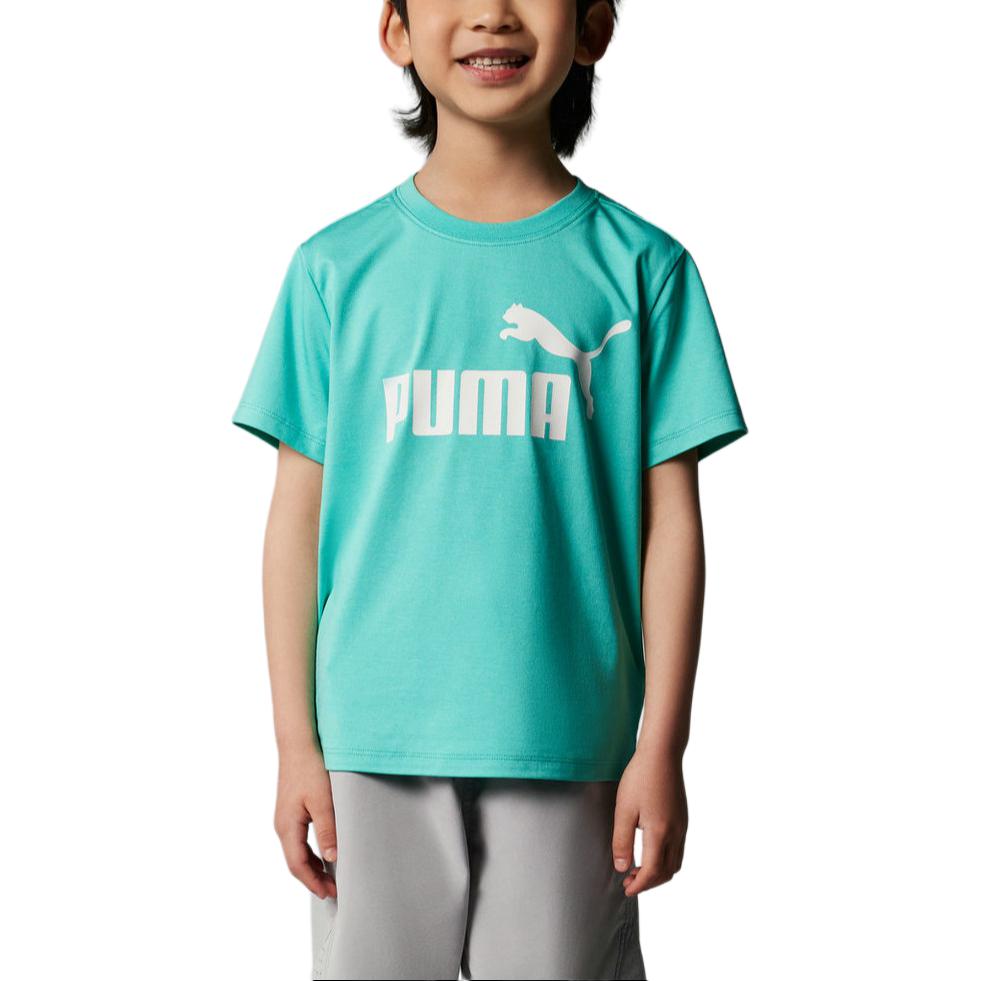 PUMA Kids T Shirts Crew Neck Moderate 353223117242-40001