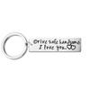 You Hang Keys For Husband Gift Handsome Engraved Key Chain Key Ring Fashion Accessories Jewelry