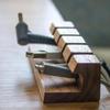 Kabelorganisatör Trä USB-kabelhållare Kabelorganisatör Självhäftande Kabelhållare För Kablar 3M Tejp Baksida 4 Hål För Skrivbord