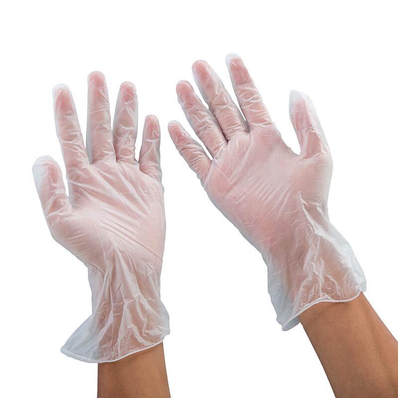 Wansheng Disposable PVC Food Grade Gloves (100 Count)