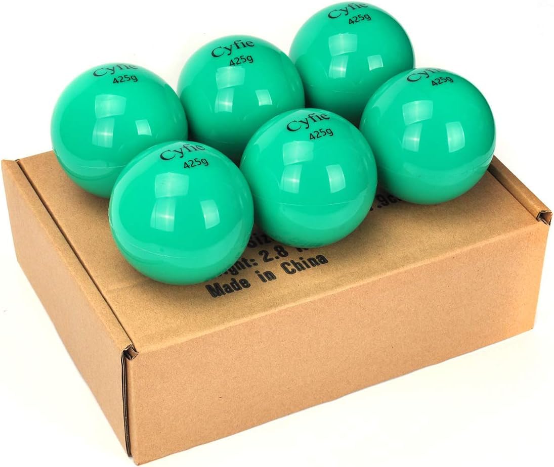 CYFIE Baseball Sandballs, Set of 6, for Increased Ball Speed, Pitching Practice, for Youth Baseball & Softball, and Batting Practice