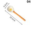 Kawaii Flower Ceramic Soup Spoon Cute Korean Ice Cream Hand Painted Coffee Dessert Long Handle Spoon Kitchen Accessories