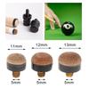 10Pcs Billiards Cue Tip Screw On Snooker Cue Tip Durable High Hardness Pool Cue Tips for Billiards Lovers Snooker Accessories