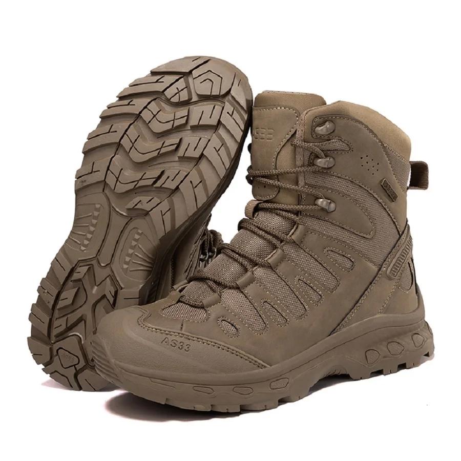 High Top Waterproof Men's Tactical Boots Hiking Shoes Outdoor Sneakers Hiking Boots Non Slip Motorcycle Boot Zapatos Para Hombre