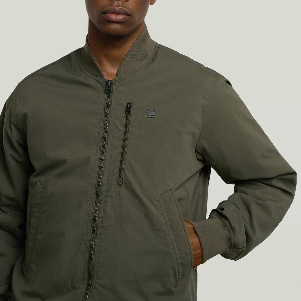 Зимняя куртка G-Star Tech Padded Bomber Jacket Grau asfalt D25508-E070-995