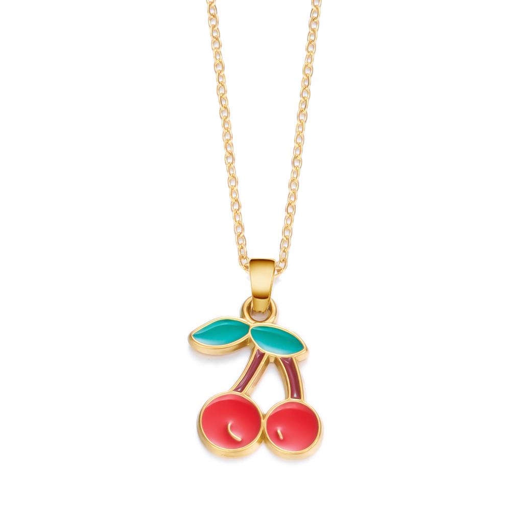 Stainless Steel Colorful Oil Drop Pendant Necklaces Enamel Christmas Tree Bell Santa Snowflake Necklace for Women Jewelry Gift