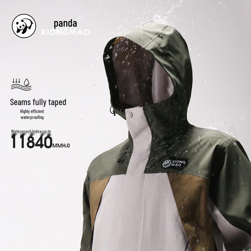 Panda Camel Series Unisex Outdoor Hardshell Jacket