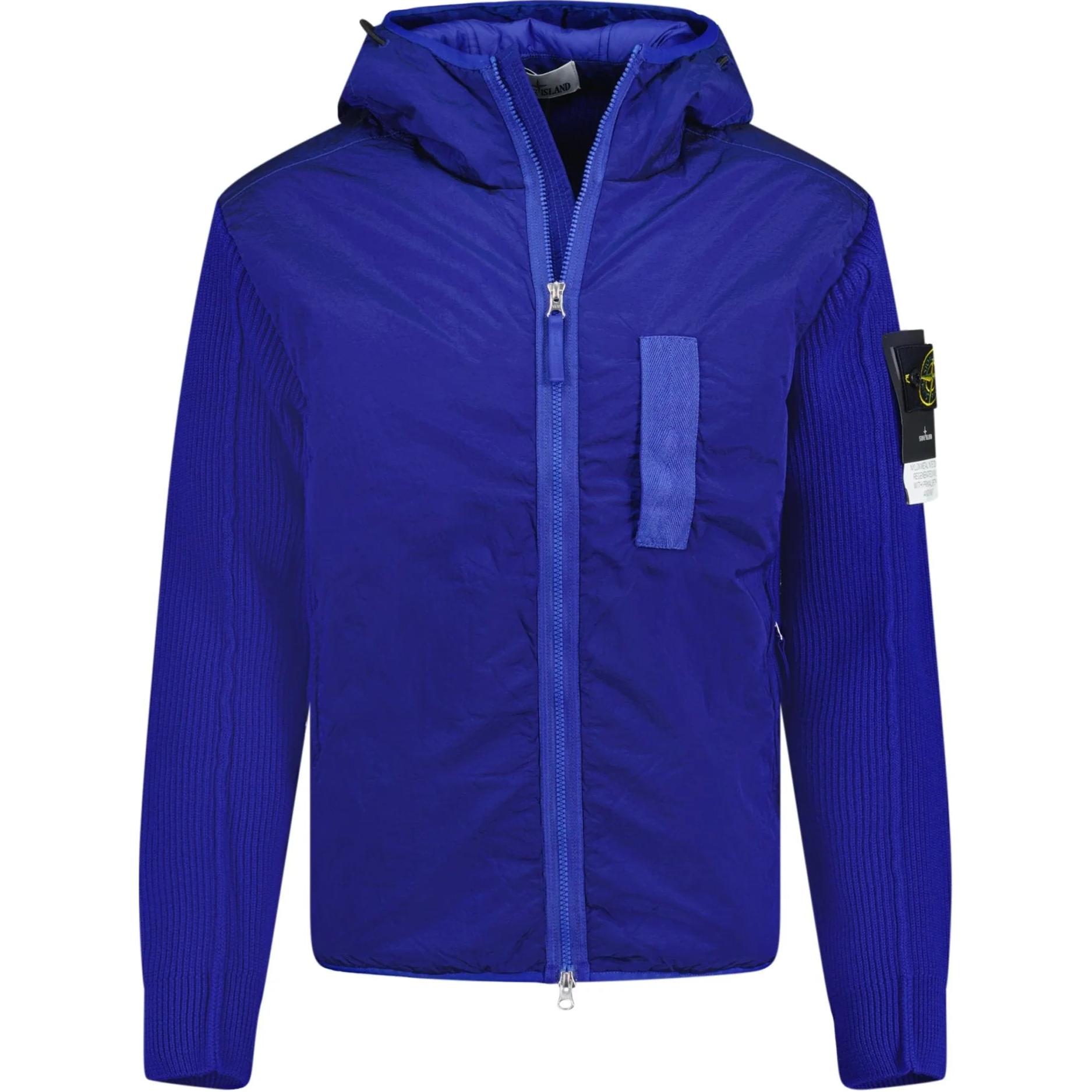 Stone Island Solid Color Hooded Logo