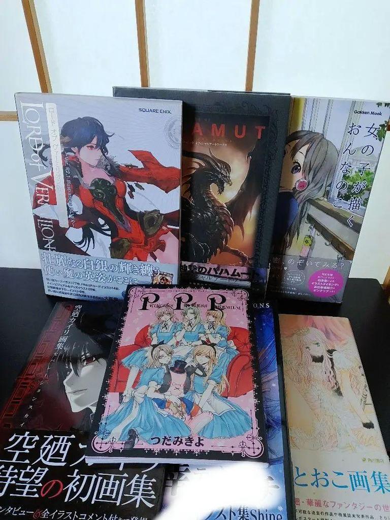 [USED] Art book illustration set