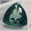 Natural Bluish Green Tourmaline Trillion Cut 20-22 Ct Stunning Gemstone